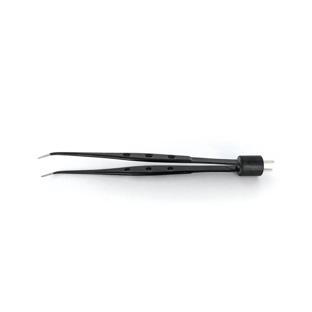 Diathermy Bipolar Forceps Dissecting Angled 16cm Uniplex (UK) Ltd